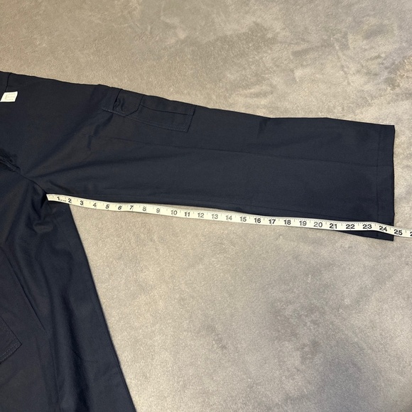 Dickies 8UU Womens Navy Blue Work Cargo Pants New Tags RN20697 Capris Ankle - Picture 9 of 10